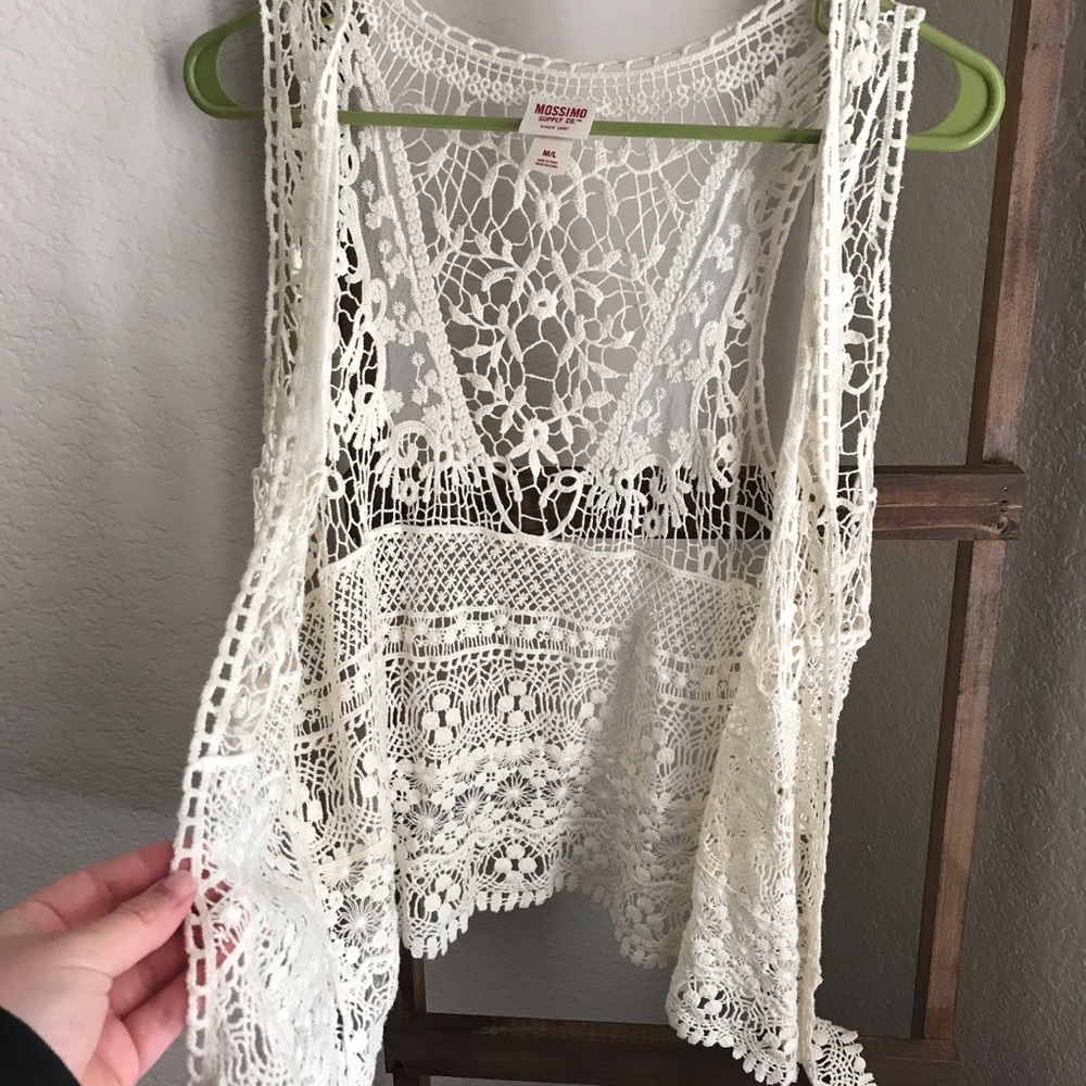 Crocheted Cardigan top